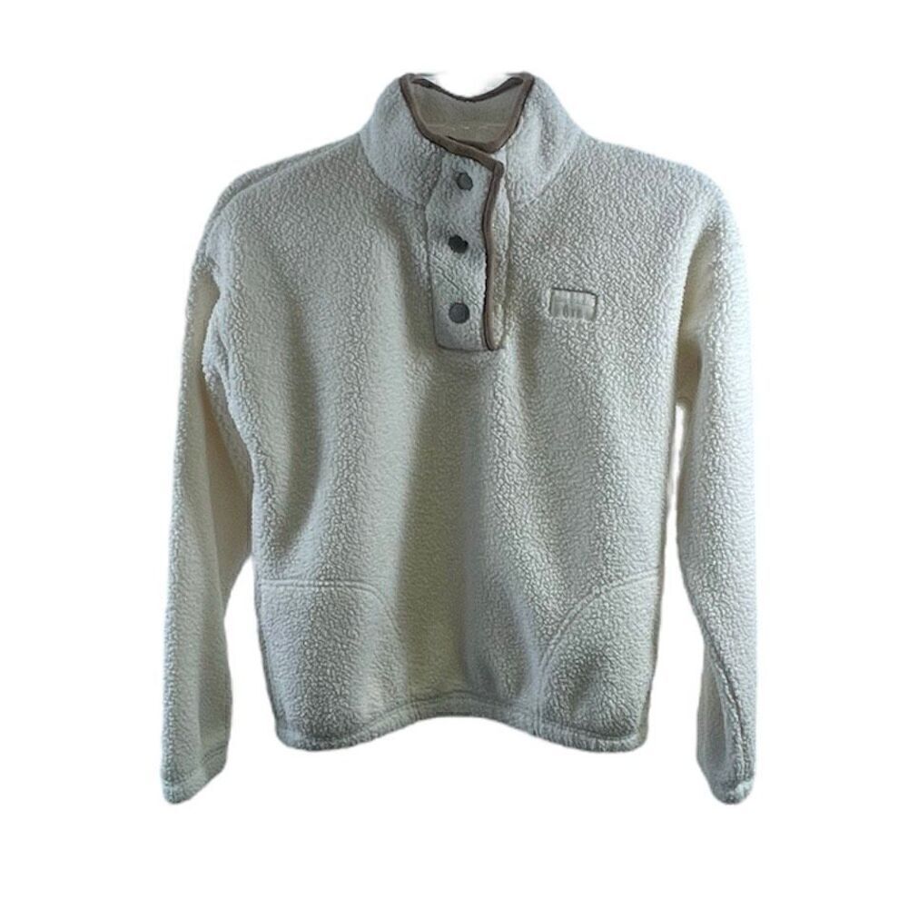 Abercrombie Ivory Henley Sherpa Size 11-12